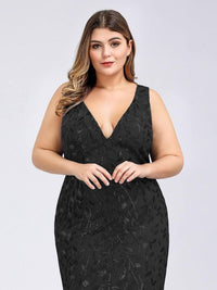 Plus Size Maxi Sequin Formal Dresses & Gowns