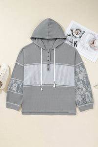 plus size hooded top