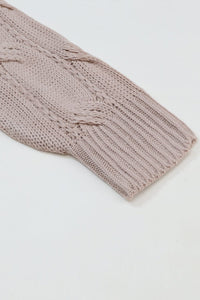 Pocket Twist Long Sweater Cardigan