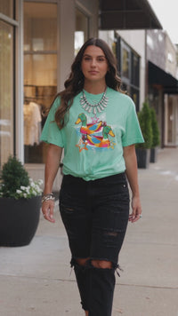 Vibrant Women's Graphic Tees - Trendy Casual Tops for Everyday Comfort and Unique Self-Expression