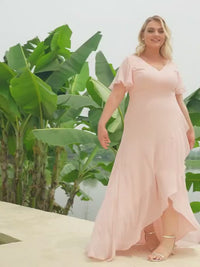 plus-size-elegant-lotus-sleeves-chiffon-bridesmaid-dress-es01749