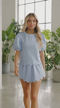Vibrant Women's Two-Piece Skort Set - Stylish, Comfortable Outfit for Casual Summer Adventures in Trendy Colors