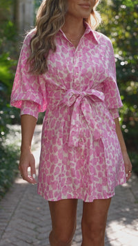 Vibrant Summer Mini Dress for Women - Flattering Fit, Perfect for Casual Outings and Special Occasions