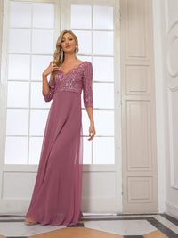sexy-v-neck-a-line-sequin-evening-dress-ep00751
