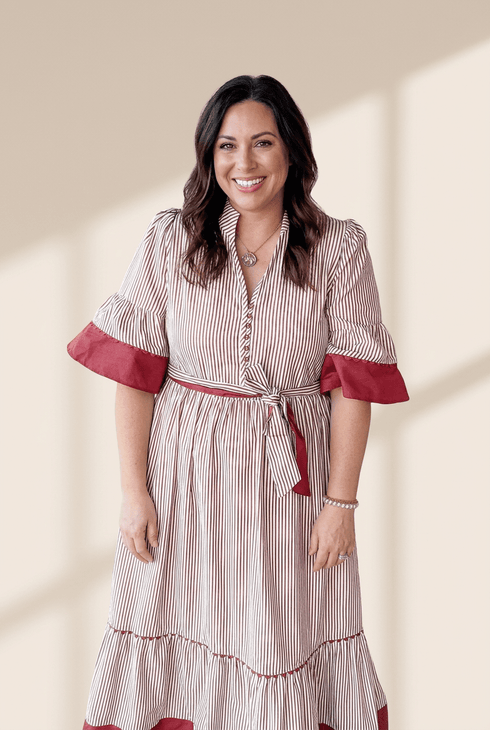 plus-size-womens-red-pinstriped-midi-dress-with-ruffled-hem-flattering-stylish-fit-for-casual-or-dressy-occasions
