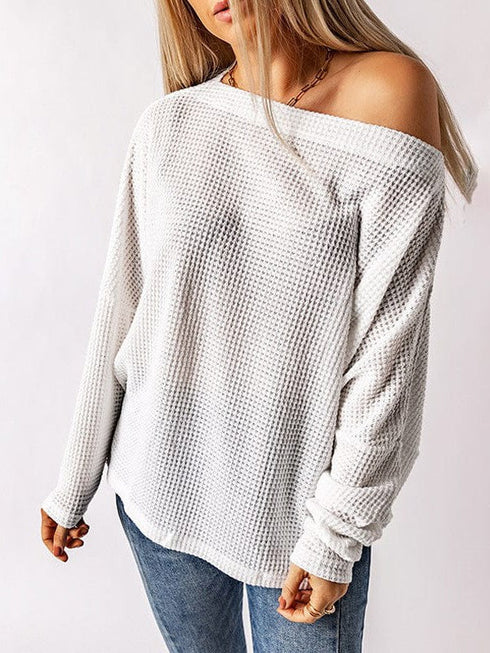 Cozy Crochet Knit Turtleneck Sweater for Women
