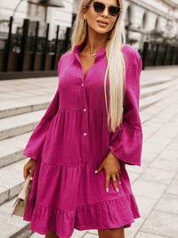 Solid Color Sexy Temperament Casual Mini Dress