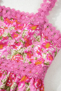 rose floral maxi dress