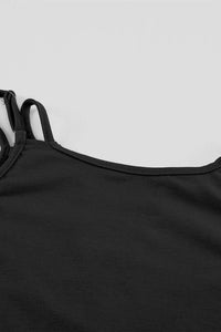 Skull Print V-neck Sleeveless Tank Top