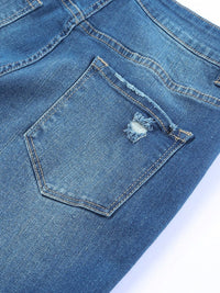 Slim And Flared Denim Pants