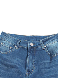 Slim And Flared Denim Pants