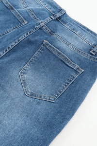 Slim And Flared Denim Pants