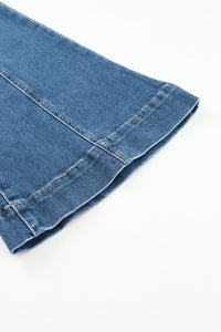 Slim And Flared Denim Pants