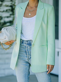 Slim Fit Professional Women's Blazers with Long Sleeve and Elegant Design