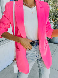 Slim Fit Professional Women's Blazers with Long Sleeve and Elegant Design