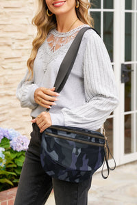 camouflage print bag