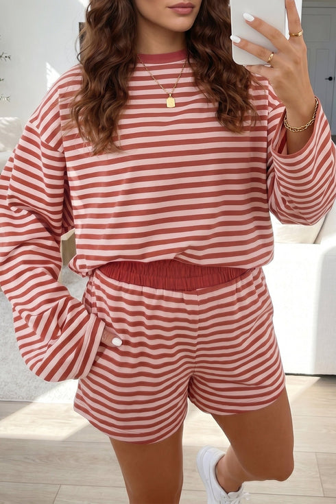 Stylish Women's Casual Short Sets - Soft Cotton Summer Outfit with Relaxed Fit for Effortless Everyday Style