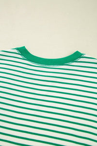 striped long sleeve top