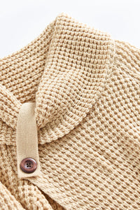 Thick Thread High Neck Bat Sleeve Knit Sweater