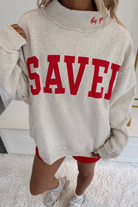 Trendy Cozy Women's Sweatshirts & Hoodies - Stylish Everyday Comfort in Vibrant, front view