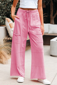 
Trendy Olive Green Women's Wide Leg Cargo Pants - Comfortable Fit for Effortless Everyday Style and Versatile Outfits