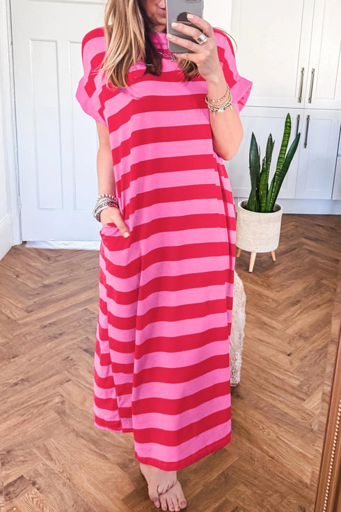 Trendy Women's Cotton T-Shirt Dress in Soft Fabric, Casual Fit, Perfect for Effortless Everyday Style and Comfort
