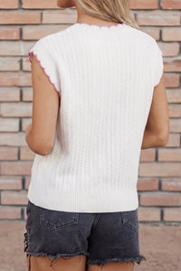 Trendy Women's Cozy Knit Sweater Vests - Versatile Layering Tops in Stylish, photo 2