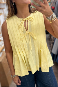 Pleated Tank Top