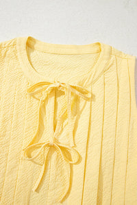 Pleated Tank Top