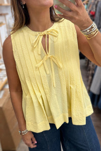 Pleated Tank Top