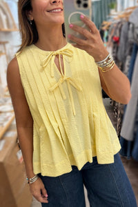 Pleated Tank Top