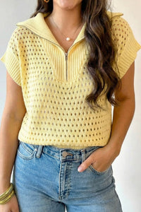 Trendy Women's Short Sleeve Knit Sweater - Soft, Casual Spring & Summer Fashion, photo 3