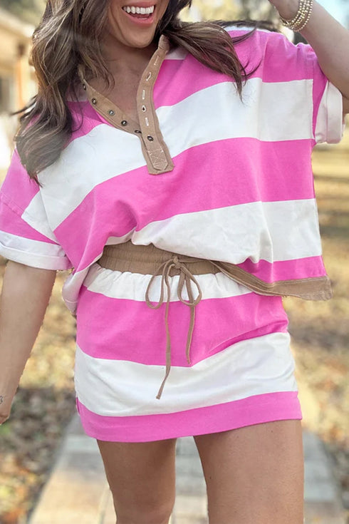 Trendy Women's Two-Piece Dress Set in Vibrant Colors for Effortless Day-to-Night Style and Comfort