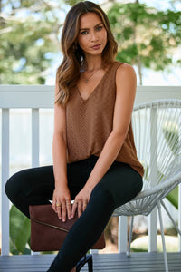 v neck tank top womens