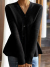 Flattering Peplum Cardigan