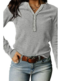 Versatile Fashion Waffle Pullover for Trendy Women