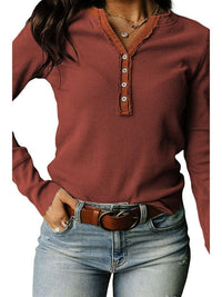 Versatile Fashion Waffle Pullover for Trendy Women