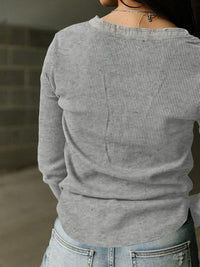 Versatile Fashion Waffle Pullover for Trendy Women