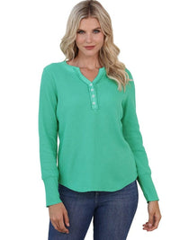 Versatile Fashion Waffle Pullover for Trendy Women
