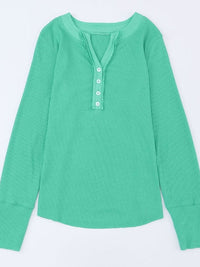 Versatile Fashion Waffle Pullover for Trendy Women