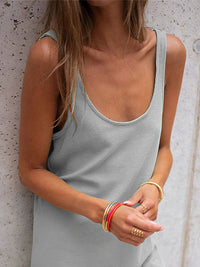 Versatile Solid Color Casual Mini Dress