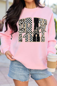 Vibrant Women's Graphic Sweatshirts - Cozy Casual Tops for Effortless Everyday, front view