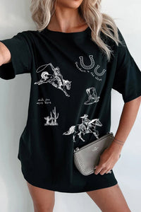 Vibrant Women's Graphic Tees - Casual Fit, Stylish Designs for Effortless Everyday Style and Comfort