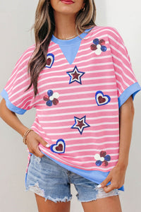 Vibrant Women's Graphic Tees in Soft Cotton - Trendy Casual Tops for Everyday Style and Comfort