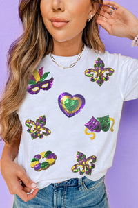 mardi gras tee