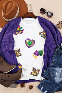 mardi gras tee