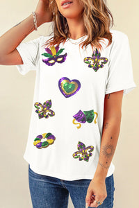 mardi gras tee
