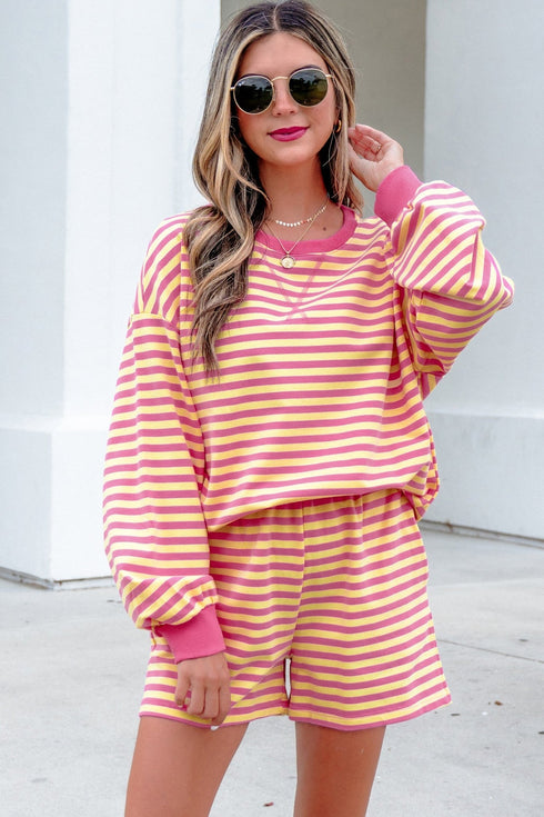 Vibrant Women's Summer Short Sets - Stylish Casual Two-Piece Outfits for Everyday Comfort and Chic Look