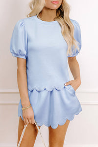 Vibrant Women's Two-Piece Skort Set - Stylish, Comfortable Outfit for Casual Summer Adventures in Trendy Colors