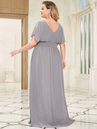 Women's A-Line Empire Waist Maxi Chiffon Evening Dress